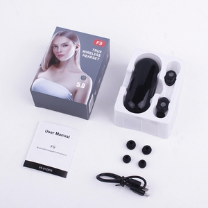 F9 TWS Originale V5.0 Auricolari Senza Fili di Tocco HiFI Stereo Sport Auricolari Con Microfono con display a led - Product Image 5