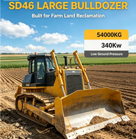 SHANBO SD46 Bulldozer de Orugas Grande de 54 Toneladas y 462 HP, Equipo de Alta Productividad Ideal para Minería a Cielo Abierto