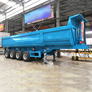 Remolque Volquete de Aluminio de Alta Resistencia con Diseño Nuevo Zlin de 36 Toneladas, 4 Ejes, Giro en U y Sistema Hidráulico Trasero para Camión - Product Image 4