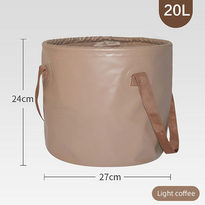 折りたたみ式屋外用ウォーターバケツ、折りたたみ式断熱フットバス、キャンプ、釣り、家庭用ポータブルバケツ - Product Image 6