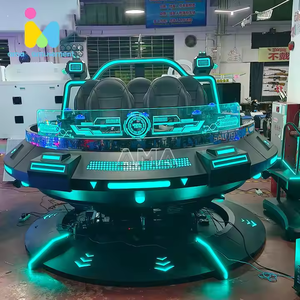 AMA VR UFO 9D Family Game Simulator <span class=keywords><strong>PC</strong></span> Metal VR Station Shooting Games for Indoor Adventure Parks Airports Virtual Reality - Product Image 3