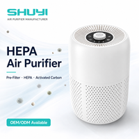 Purificateur d'air HEPA portable 5W à économie d'énergie pour le contrôle des odeurs, idéal pour appartement et bureau, avec options OEM ODM CE RoHS FCC – Vente directe usine