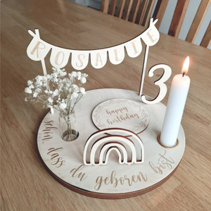 Cross-border wooden baby milestone <b>digital</b> newborn birthday wooden announcement card months <b>calendar</b> birthday - Product Image 4