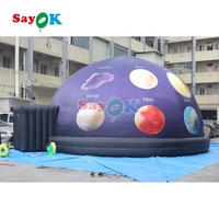 Domo Planetario Inflable Portátil de Proyección Profesional Ignífugo Sayok para Escolares