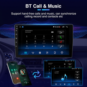 Máy nghe nhạc đa phương tiện ô tô <span class=keywords><strong>Android</strong></span> 9/10 inch 64GB, màn hình cảm ứng IPS, tích hợp DSP, đèn RGB, hỗ trợ Carplay, Autoradio, WIFI, dẫn đường GPS - Product Image 4