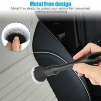 Offre Spéciale : Kit de 4 brosses de nettoyage et de detailing automobile pour moteur et jantes, avec support de séchage pour l'entretien de la voiture