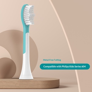 Tête de <span class=keywords><strong>brosse</strong></span> à dents électrique pour <span class=keywords><strong>Philips</strong></span> HX9023/6063/9033, tête de <span class=keywords><strong>brosse</strong></span> 3D s'adaptant aux dents pour un nettoyage profond équilibré multi-angles - Product Image 6