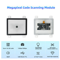 Système de scanner de codes QR pour portillon de sécurité 280*800px, module commercial de lecture de codes QR pour tourniquet HS-206H3