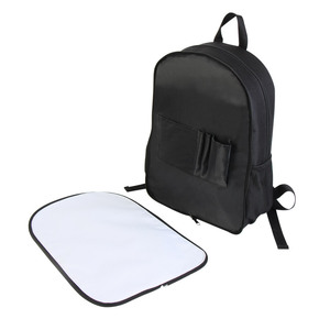 16 Inches Sublimation Shoulder <strong>Bag</strong> Detachable Zipper Flap Removable Printable Sublimation Blank <strong>School</strong> <strong>Backpack</strong>