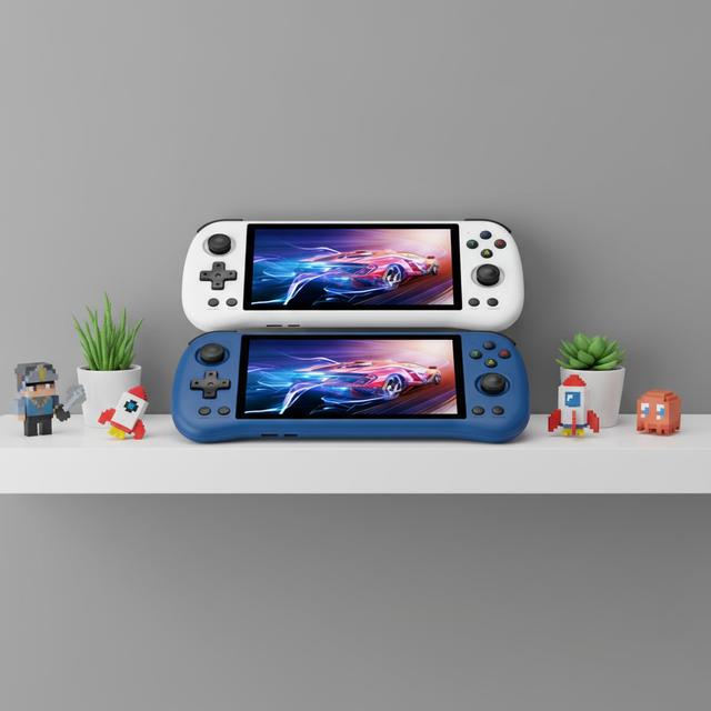 Powkiddy X55 Handheld Retro Gaming Console RK3566 5.5 Inch IPS HD Screen Linux Open System WiFi TV Output Classic Emulator Games