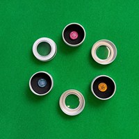 Vente directe d'usine, série Soul Rainbow, pointes de queue de billard multicouches de 14 mm emballées individuellement