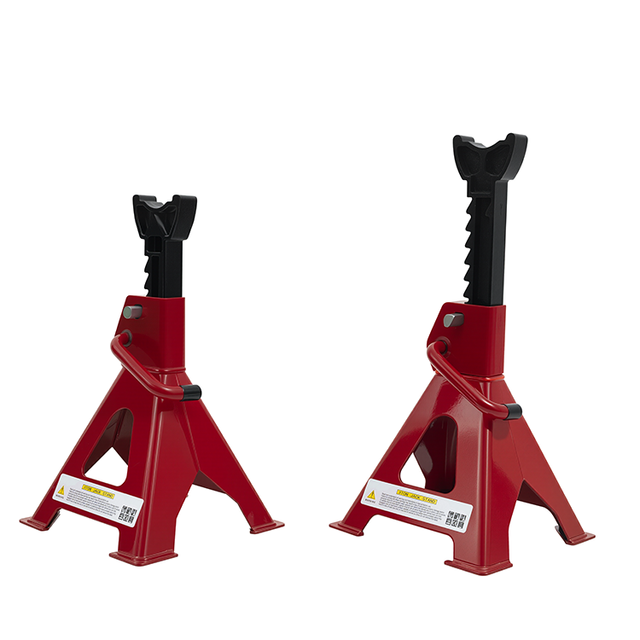 2PCS HUIYANG SL-A11 Steel Double Locking Jack Stands with Adjustable Height for SUV/Truck Lifting Safety Manual Operation