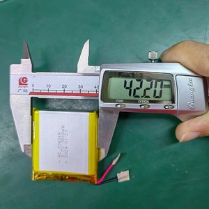 Аккумулятор литий-ионный перезаряжаемый LiPo CE 704345, 3.7В, 1800мАч, 6.66Втч, NCM анод, скорость разряда 0.5C, 7x43x45мм - Product Image 4