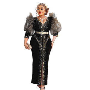 <span class=keywords><strong>Abito</strong></span> africano a coda di pesce con <span class=keywords><strong>paillettes</strong></span> ricamo festa a manica lunga <span class=keywords><strong>abito</strong></span> elegante Maxi <span class=keywords><strong>abito</strong></span> da sera - Product Image 2