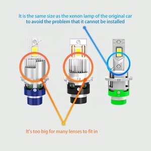 หลอดไฟหน้ารถยนต์ LED รุ่น <span class=keywords><strong>D</strong></span> <span class=keywords><strong>Series</strong></span> D4S/R กำลังไฟ 45 วัตต์ ความสว่าง 4800 ลูเมน แรงดันไฟฟ้า 9-36 โวลต์ แสงสีขาว 6000K ระบบระบายความร้อนดี - Product Image 1