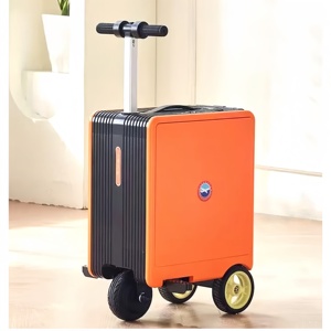 Maleta Inteligente con Batería Desmontable, Alcance Extendido de 10 km, Candado con Contraseña TSA, Carcasa de PC, Maleta Motorizada para Viajes en Bicicleta - Product Image 2