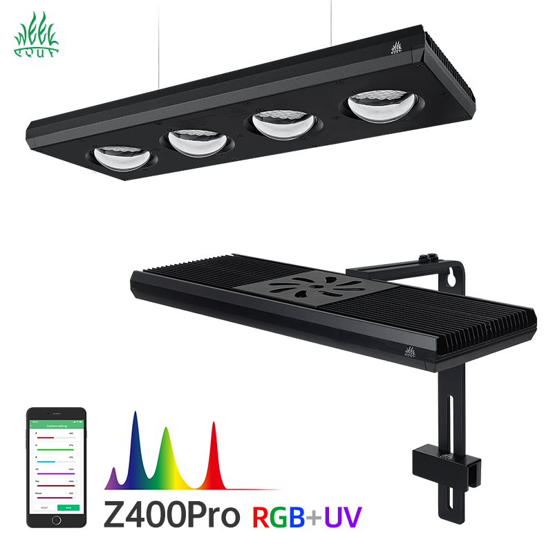WEEK AQUA Z Series Pro LED Aquarium Light 250mm 400mm RGB+UV for