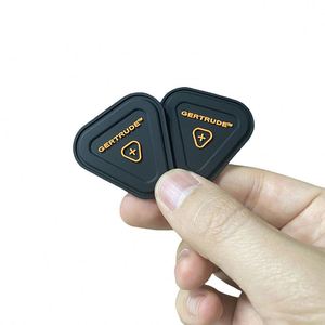 Custom 3D Soft PVC logo Back Heat Press Embossed Rubber Silicone Hook and Loop Transparent PVC <b>Patch</b> <b>Sew</b> <b>on</b> Rubber <b>Patches</b> - Product Image 3