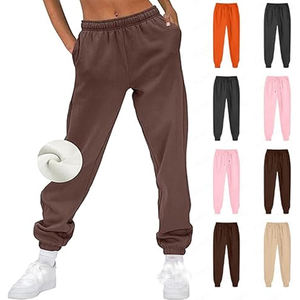 Haute qualité personnalisé Slim Fit femmes Joggers nouvelle mode pantalons de survêtement décontractés avec décoration en dentelle en gros vêtements de sport en velours côtelé - Product Image 4