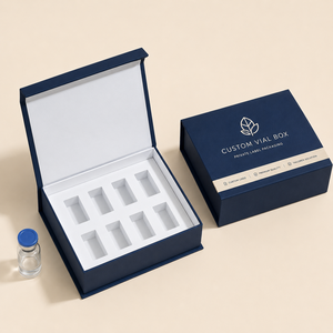 2ml 3ml 5ml 10ml Vial Bottle Pharma Paper <b>Box</b> Magnetic Hard Cardboard <b>Box</b> With Foam Eva Vial Cosmetie Packaging <b>Box</b> - Product Image 2
