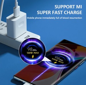 <span class=keywords><strong>Chargeur</strong></span> rapide USB Type-C 120W 6A de qualité supérieure avec câble A-C et gaine TPE - Charge rapide QC pour <span class=keywords><strong>iPhone</strong></span> 11/12/13/14 - Product Image 5