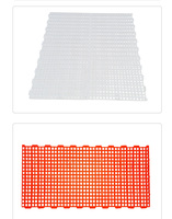 Palette de sol en plastique simple face Planche de ponte de poulet pour poulailler pour lapin Pigeon canard oie pour tapis de sol