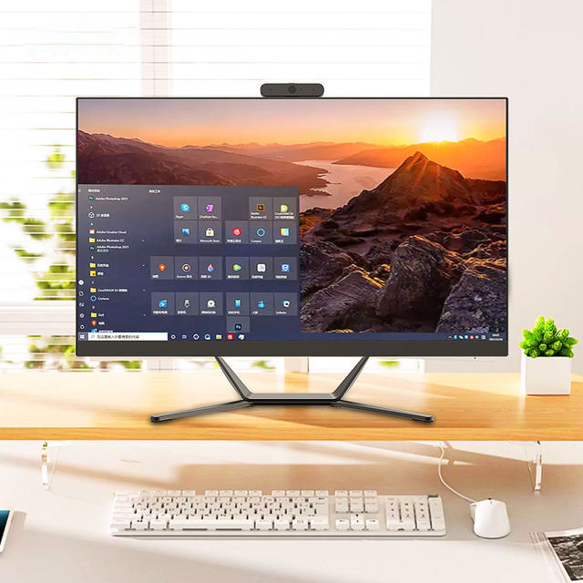 Portable 21.5" 23.8" 27" 32" All-in-One Desktop Computer AIO All in One PC for Home and Office