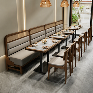 Conjunto de Mesa y Sillas de Mimbre en Beige Avena, Respaldo de Rejilla de Mimbre, Silla de Mimbre Tejido, Patas Cuadradas para Bistro de Jardín y Loggia - Product Image 3