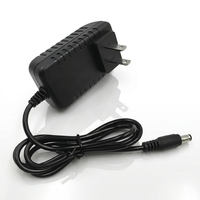 Adaptateur secteur universel DC 5V 2A avec interfaces Type-C/USB-A, prise UK, câble de 1,2 m pour éclairage LED