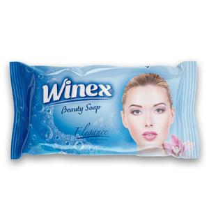 WINEX 125g Elegance Beauty Bar - Luxury Fragrance & Moisturizing Toilet <b>Soap</b> - Bulk 72 Pcs Paper Wrap - Product Image 1
