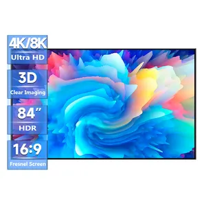 Écran de projection motorisé OEM 4K Écran de projection HD Home Cinéma Écran de cinéma décoratif pour la maison