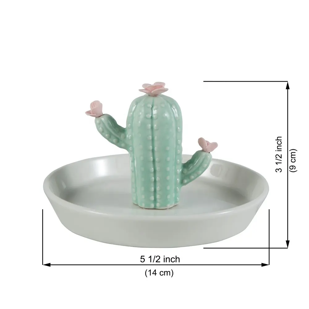 Jewellery Trinket Dish Ceramic Plate Jewel Ring Display Trinket Tray Custom Ring Holder