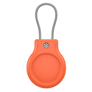 Funda Protectora <span class=keywords><strong>de</strong></span> Primera Calidad para Apple AirTags con Anillo <span class=keywords><strong>de</strong></span> Acero Inoxidable, Carcasa Resistente a Impactos, Cubierta <span class=keywords><strong>de</strong></span> Repuesto - Product Image 1