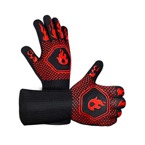 OEM ถุงมือซิลิโคนทนความร้อน800องศา,อุปกรณ์ห้องครัวถุงมือบาร์บีคิวสำหรับอบจับหม้อไฟ - Product Image 5