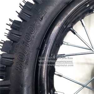 80/100-12 Guangli Pas Chers 1.85 -12 pouces Arrière Jantes En Acier Plaque De Disque De Frein Roue Jantes Moyeu CRF50 <span class=keywords><strong>APOLLO</strong></span> <span class=keywords><strong>110</strong></span> Kayo Chinois Saleté Fosse Vélo - Product Image 6
