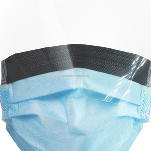 <span class=keywords><strong>Masque</strong></span> médical jetable à trois couches avec bande éponge, conception anti-buée chirurgicale, certifié CE, taux de filtration de 99 %, <span class=keywords><strong>pour</strong></span> adultes - Product Image 2