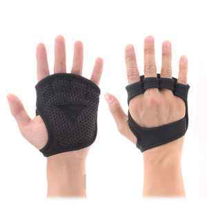 Gants de levage de poids faits à la main, 5 pièces, en cuir PU, entraînement et exercices, meilleur poignée, modèle amélioré, en vente - Product Image 5