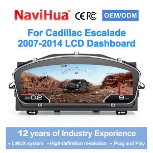 Navihua Car Upgrade Linux System Auto Meter Car Digital Cluster LCD Instrument Dashboard Gauge for Cadillac Escalade 2007-2014 - Product Image 1