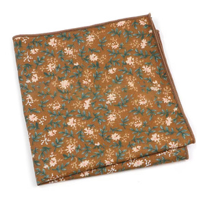 핫딜 신상품 플로럴 손수건 100% 순면 행커치프 25cm, 여성 남성 결혼식 파티 정장 포켓 스퀘어 선물 턱시도 넥타이 액세서리 - Product Image 6