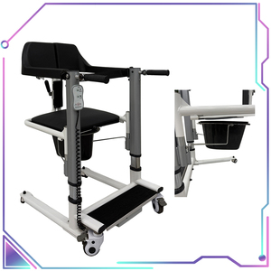 Silla Elevadora Plegable para Traslado <span class=keywords><strong>de</strong></span> Pacientes Mayores, para Rehabilitación, Uso en Hospitales, Centros <span class=keywords><strong>de</strong></span> Salud y Hogares <span class=keywords><strong>de</strong></span> <span class=keywords><strong>Ancianos</strong></span> - Product Image 6