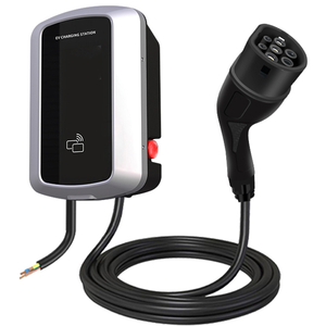 Pasokan pabrik 7KW 32A Wallbox baru tingkat kondisi 2 tipe 2 pengisi daya mobil listrik stasiun pengisian RFID Ev pengisi daya untuk mobil AC - Product Image 5