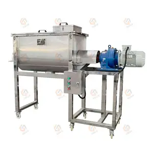 China Supplier dry powder mixer blender machine ribbon blender 1000kg for salt with reasonable price