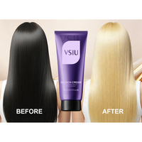 Crème décolorante violette, complexe anti-dommages, ultra légère, 300 ml, pour cheveux normaux, usage permanent