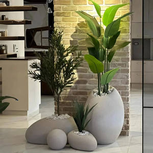 Plantas bonsái artificiales inspiradas en piedra Premium LGG <span class=keywords><strong>con</strong></span> macetas, macetas decorativas elegantes para espacios domésticos y comerciales de alta gama - Product Image 6
