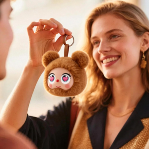 Giocattolo AI in Peluche con Display da 2 Pollici, Robot AI Intelligente Marrone, 87 Lingue, Registrazione Vocale, Enciclopedia Tutto-in-Uno, Chatbot AI per Bambini - Product Image 3