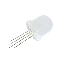 WS2812B 12mm 3 en 1 RGB Pleine couleur Diffusion ronde Tête 60 degrés Pixel adressable Diode LED traversante 800kbps pour guirlande lumineuse LED