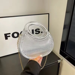 Bolsos de mano nuevos, elegantes y lujosos para mujer, bolso de cadena acrílica para uso diario, bolso de noche de diseñador para mujer, bolso de moda para chicas. - Product Image 3