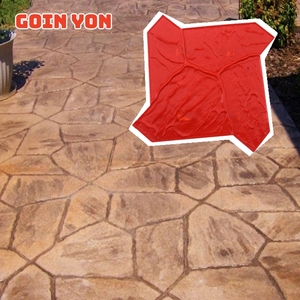Matrices d'estampage en caoutchouc <span class=keywords><strong>pour</strong></span> allées en béton, texture pierre aléatoire - Product Image 1
