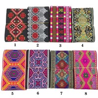 10cm de large sangle bricolage Hanfu Costume couture Jacquard modèles coupe ruban broderie maison Textile ethnique dentelle garnitures