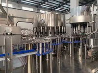 Chaîne de production complète de machines de remplissage entièrement automatiques pour bouteilles PET d'eau minérale pure